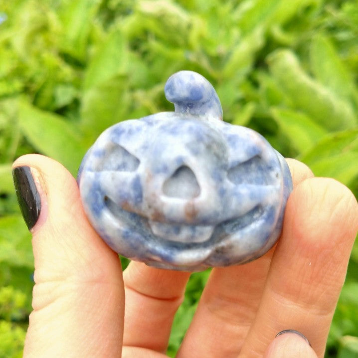 Sodalite Pumpkin Carving