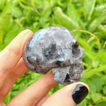 Load image into Gallery viewer, Astrophyllite Skull Carving
